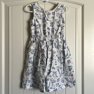 Carter’s Girl’s Sleeveless Linen-Blend Dress